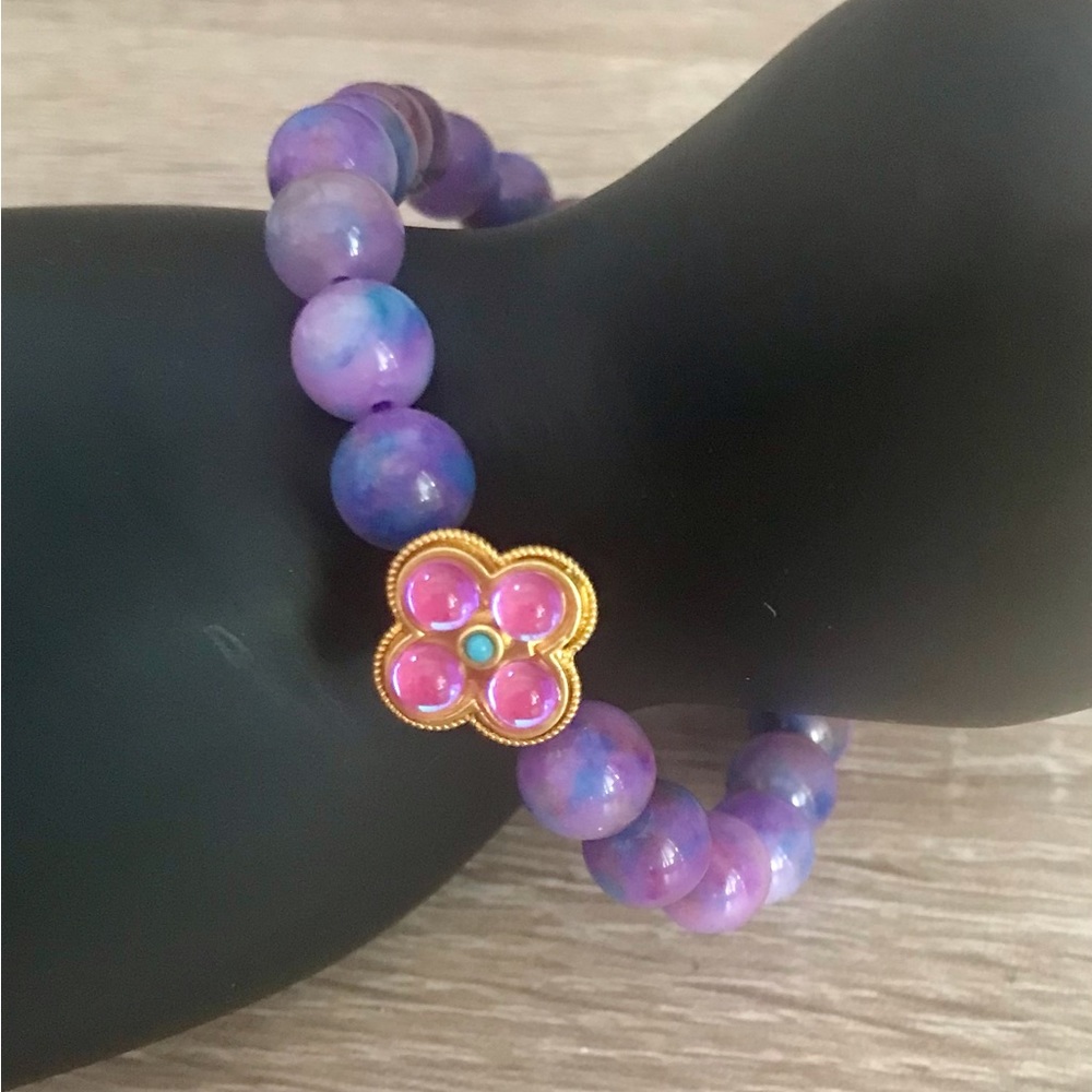 Purple Jade Bracelet